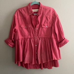 Flowy Button Up Shirt